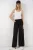 Hoge Taille Wijde Pantalon met Zak