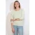 LOLALIZA pullover mintgroen fijn gebreid