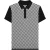 Lambretta Heren AW25 Geruit Poloshirt (Steen)
