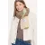 Cecil Dames Sjaal met patroon in Beige