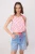 TRENDYOLMİLLA Dames Roze Geometrisch patroon Mouwloos Regular fit Blouses