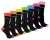 Set van 7 sokken voor dagen van de week voor dames | Sock Snob | Zwarte nieuwe kledingsokken voor dames – DOTW