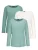 Goldner Shirt  turquoise / wit