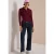 Poloshirt met lange mouwen en knopen