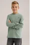 WE Fashion longsleeve saliegroen
