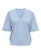 Only Onlivy S/s Glitter V-neck Top Cs Jrs T-shirt Korte Mouw Soft Chambray Silver Glitter