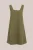 WE Fashion – Dames jurk van linnenmix – Regular fit – Olijfgroen – Livaeco™ Viscose –
