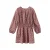Mango Kids gebloemde midi jurk met smockwerk – roze/paars