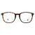 Giorgio Armani rechthoekige heren Dark Havana -bril Frames