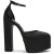Steve Madden Selestine Pumps Black Satin