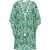 IZIA Kimono Dames Groen Veelkleurig