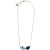 OTAZU Classic Drop Necklace Blue Blue