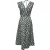 Max Mara Geometrische Print Midi-Jurk in Multicolore Katoen