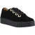 Hush Puppies Tamsin Suède Dames Zwarte Sneakers