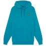 Lyle & Scott effen blauwe vrijetijdshoodie