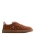 Gioseppo suède sneakers met print – cognac