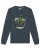 Watapparel Sweatshirt ‘ T-Rex Fahrrad ‘  antraciet / gemengde kleuren