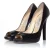 Jimmy Choo Python leren platform peep-toe