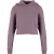 Urban Classics Dames/Dames Terrycloth Lichtgewicht Oversized Crop Hoodie (Paars)
