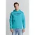 No Excess Sweater Hooded Seablue