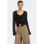 ONLY kanten top – zwart