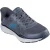 Skechers Equalizer 6.0 Textiel Heren Sneakers Charcoal/Blauw