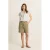 Expresso regular high waist chino short groen
