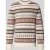 MCNEAL Slim gebreide pullover van katoenmix met ronde hals