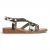 Blowfish Malibu Dames Zwarte Witte Micro Wedge bandjes Sandals – April
