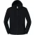 Fruit of the Loom Heren Iconic Premium Sweat Jacket met capuchon (Zwart)