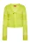 swirly Gebreid vest  neongroen
