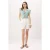 TRENDYOLMİLLA Dames Groen Gestreept Mouwloos Regular fit Blouses
