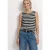 Street One Dames Top met strepen in een gebreide look in Groen