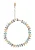 IZIA Armband  blauw / lichtgeel / goud / lila