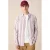 Sissy-Boy regular gestreepte casual overhemd donkerrood