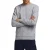 JACK & JONES Basic sweat crew neck regular fit – heren sweatshirt katoenmengsel met O-hals – lichtgrijs melange