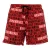 Bikkembergs  Zwemshorts Allover    Rood