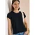 Cecil Dames Shirt met burn-out look in Blauw