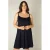 Base Level Curvy A-lijn jurk Alissa donkerblauw