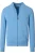 Redmond Casual Cardigan blauw, Effen