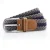 Asquith & Fox Heren Twee Kleur Stripe Braid Stretch Riem (Leisteen/Navy)