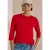 Shirt met 3/4-mouwen en ronde hals in effen kleur