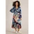White Stuff Megan Jersey Dress Navy Multi