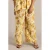 Yest Curve regular waist casual broek geel