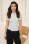 TRENDYOLMİLLA Dames Ecru Gestreept Kort Getailleerd Blouses
