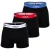 s.Oliver Boxershorts  blauw / vuurrood / zwart / wit