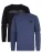 Petrol Industries Shirt ‘Tomah’  donkerblauw / zwart / wit