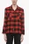 Geruite VLOEIBARE ZEEM Camicia in Rood