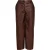 Chocoladebruine Culottes van imitatieleer