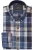 Fynch-Hatton Overhemd blauw, Ruit
